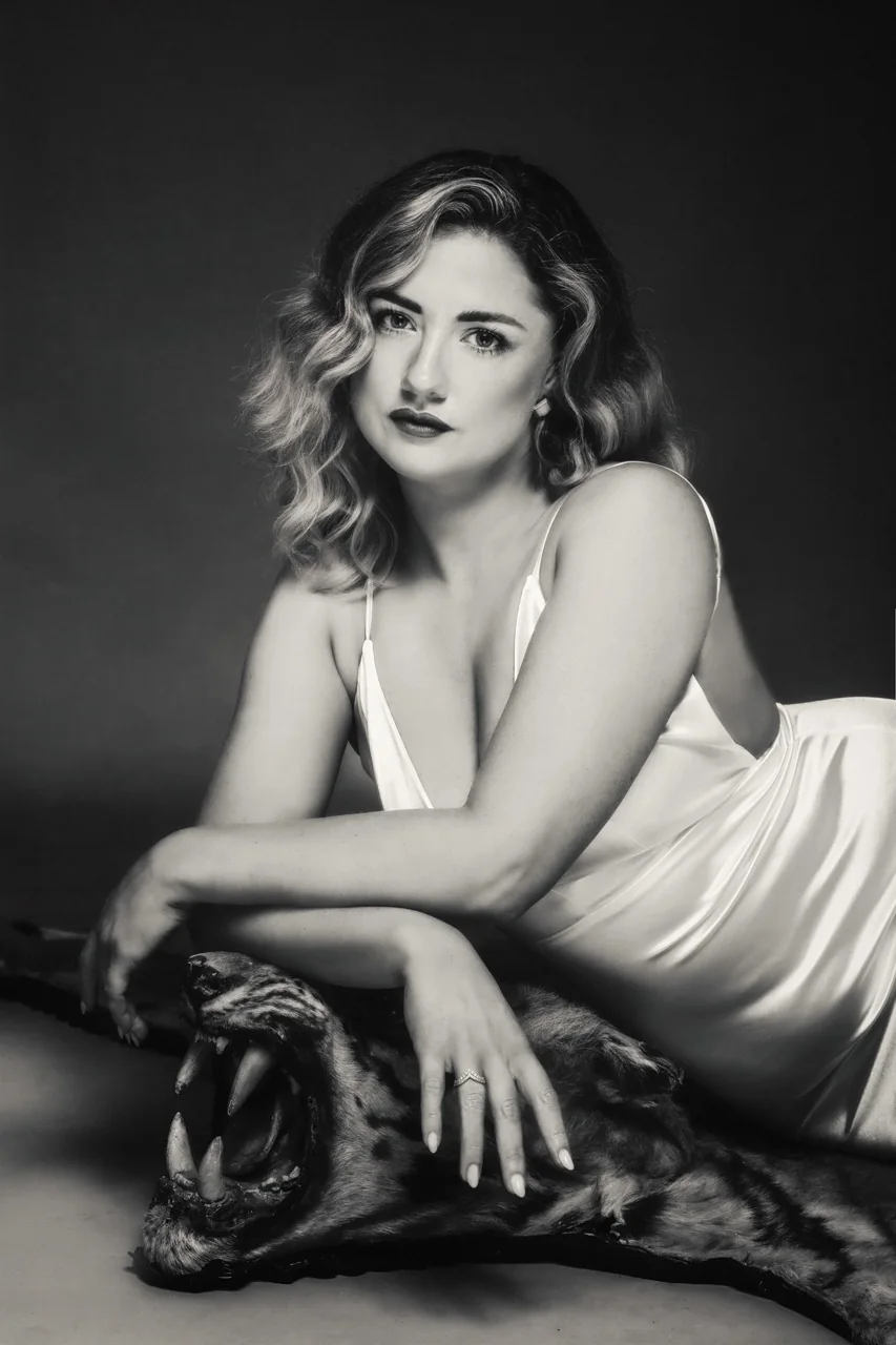 Bridal boudoir portrait