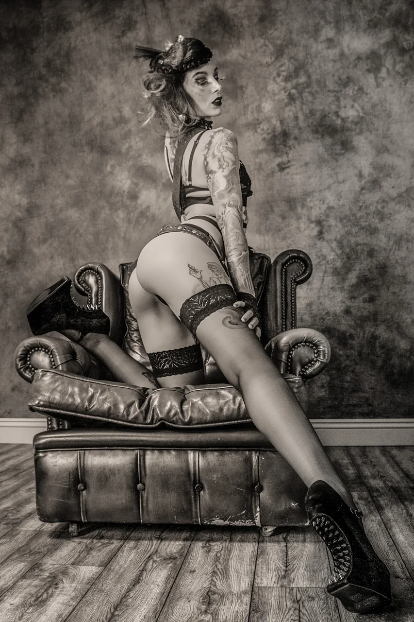 Classic boudoir portrait