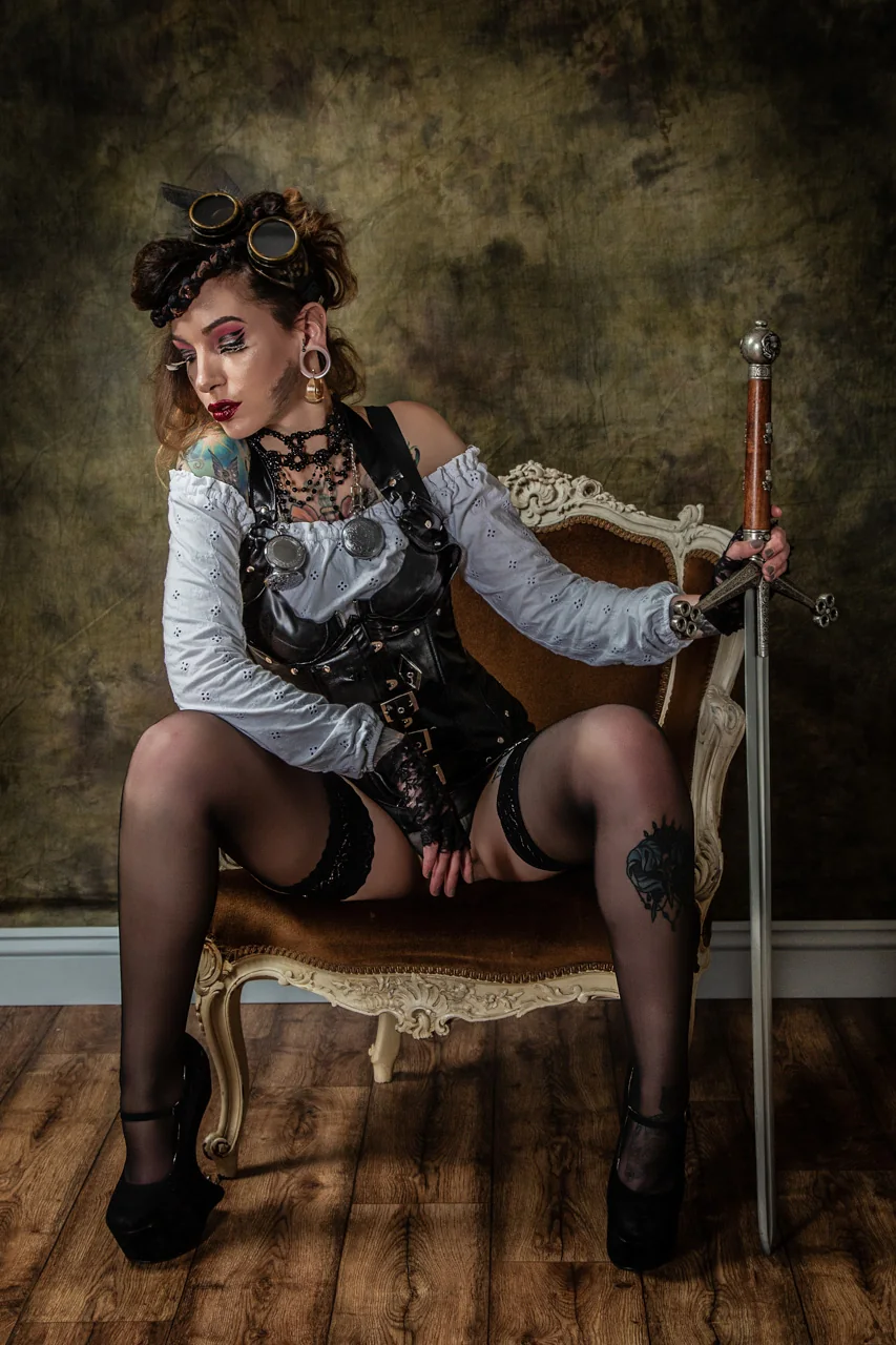 Classic boudoir portrait