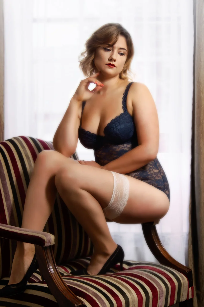 Classic boudoir portrait