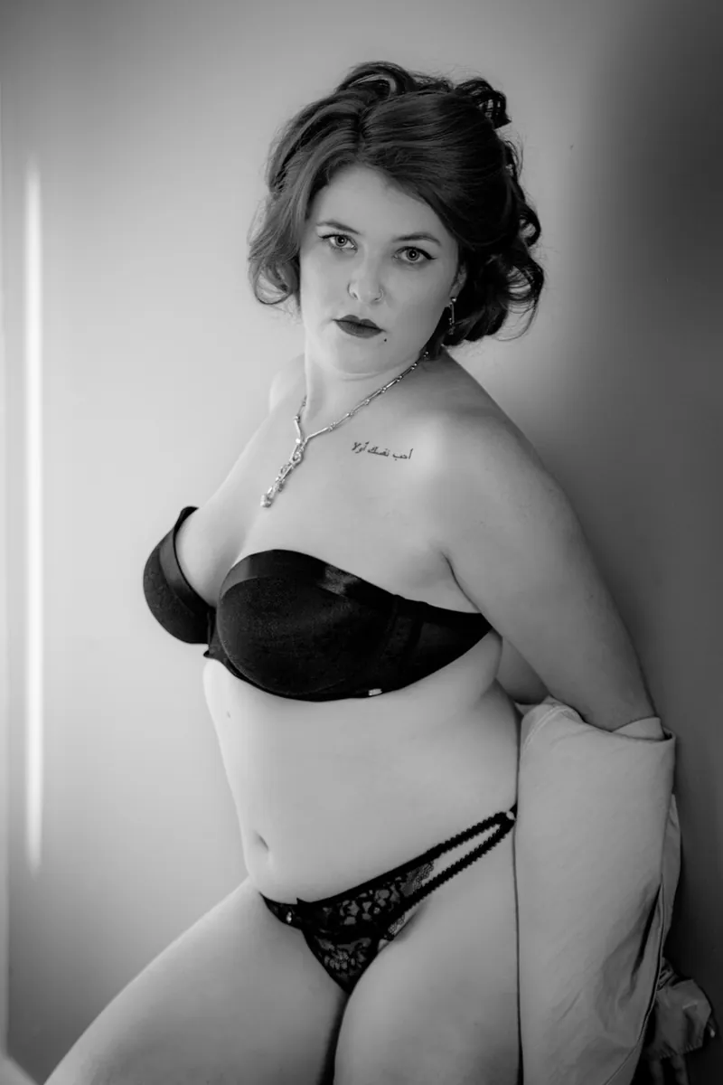 Classic boudoir portrait