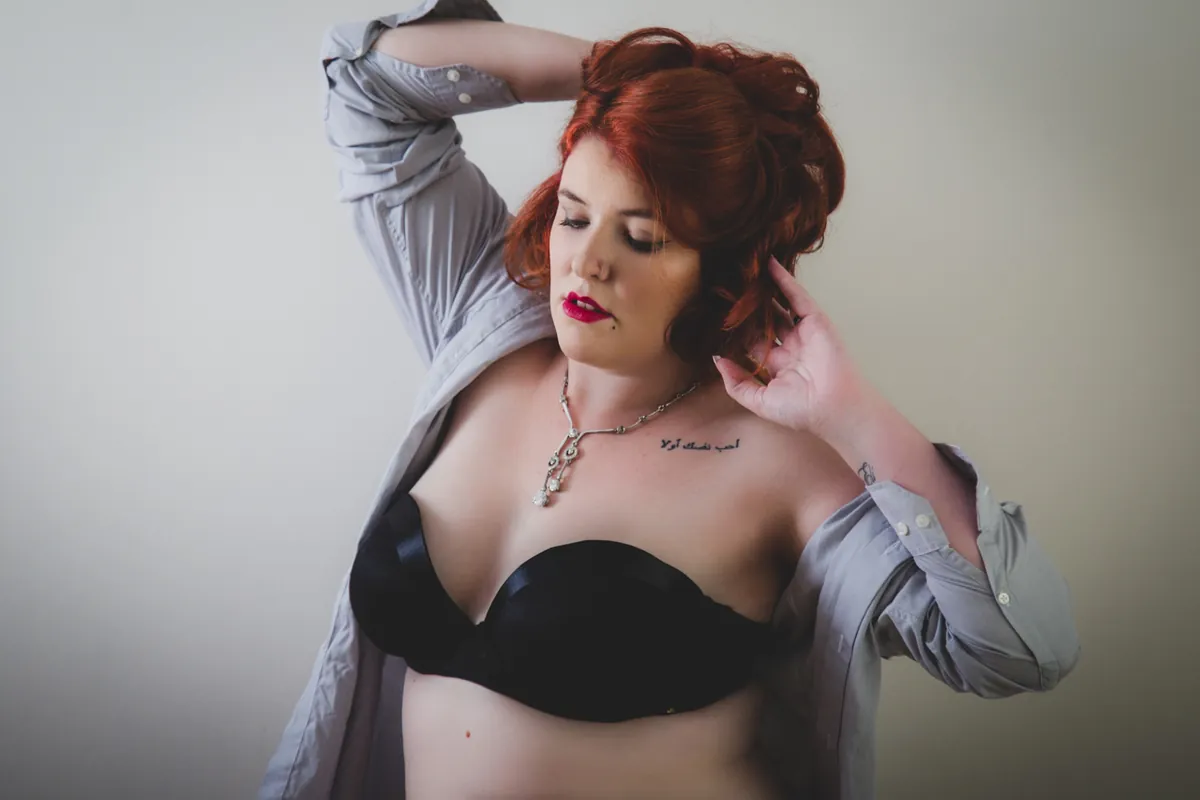 Classic boudoir portrait