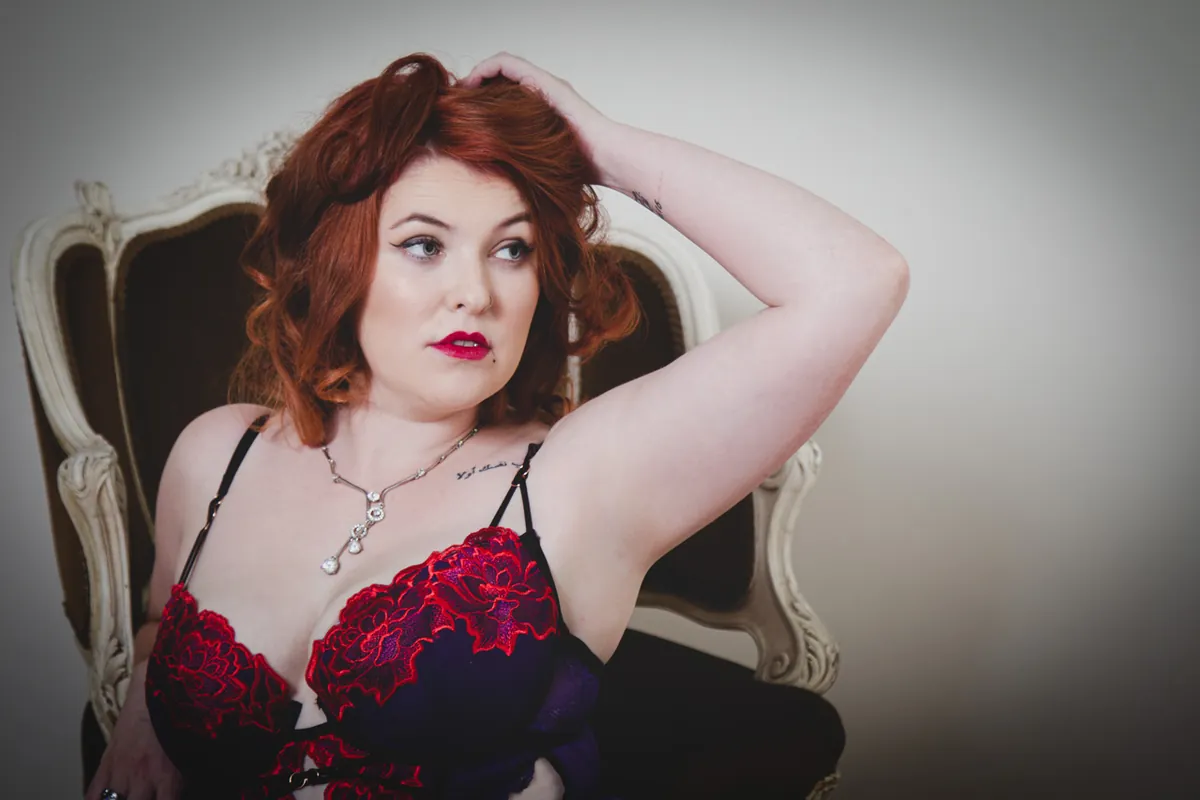 Classic boudoir portrait