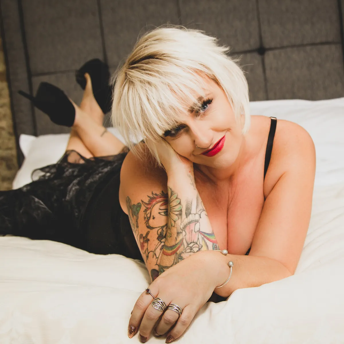 Classic boudoir portrait