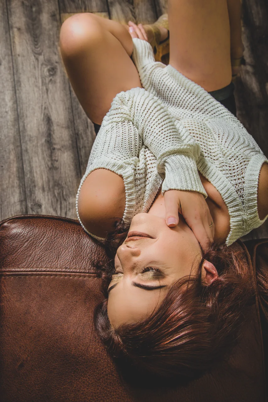 Classic boudoir portrait