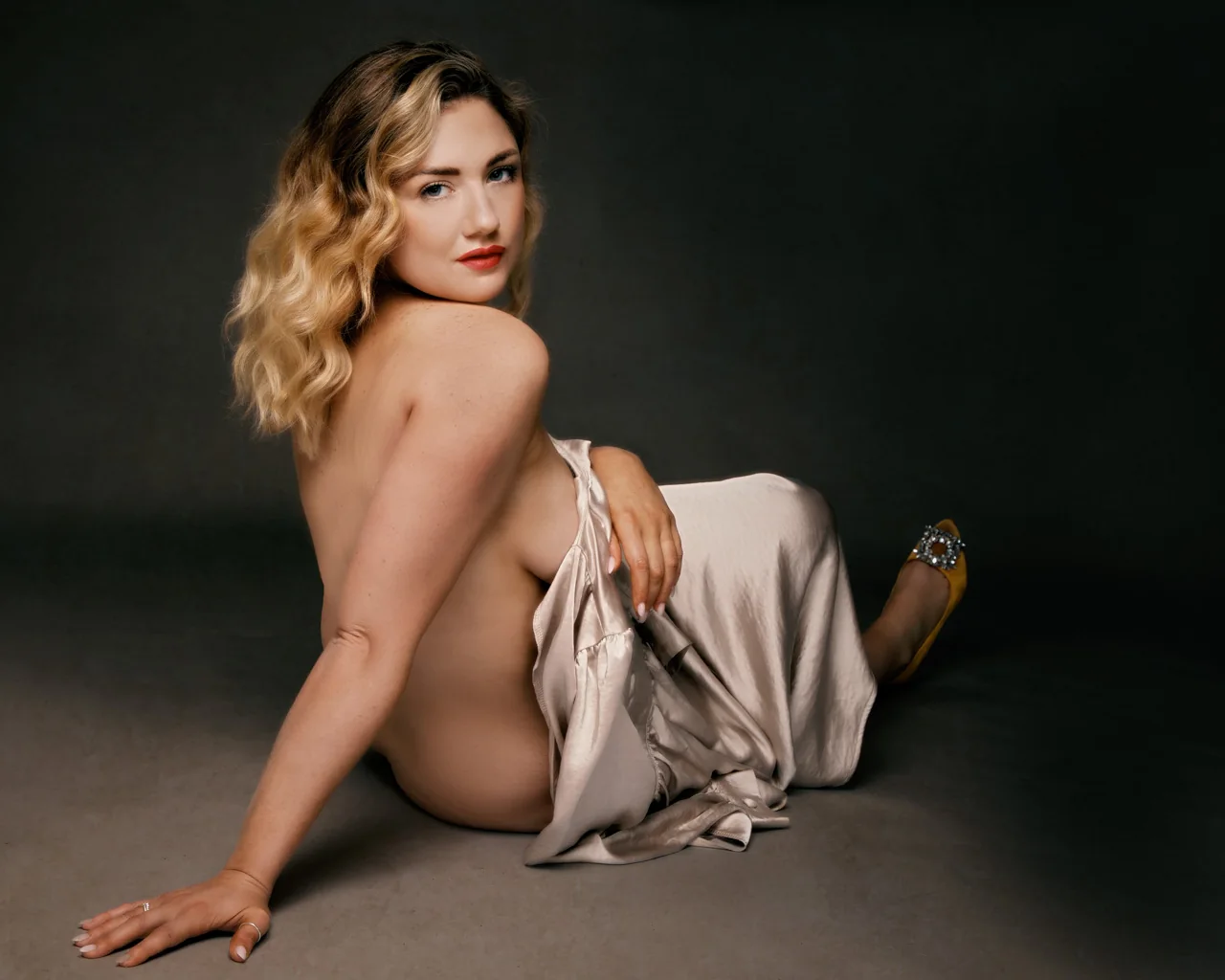 Classic boudoir portrait