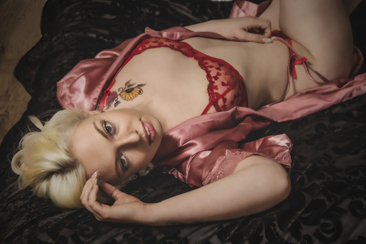 Classic boudoir portrait