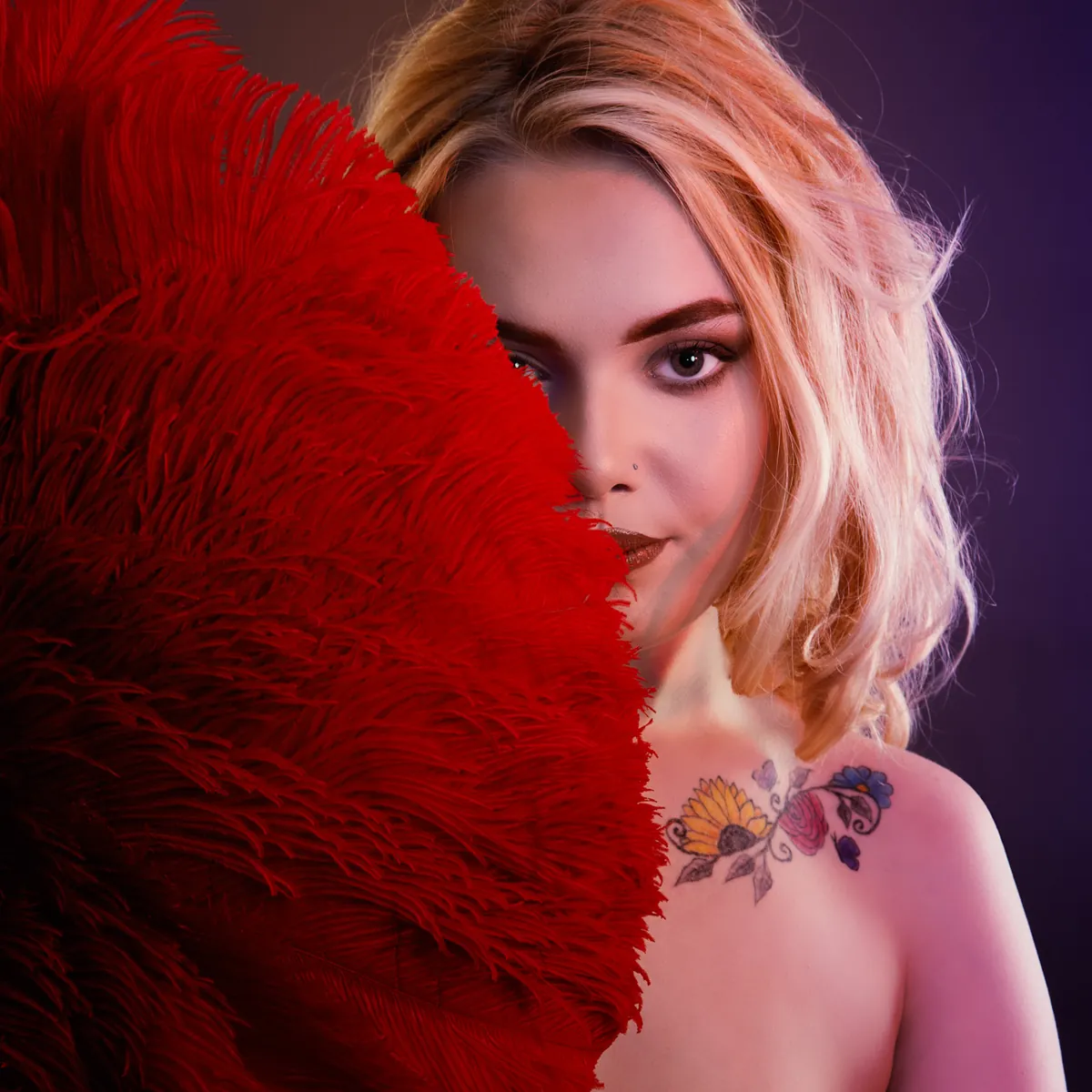 Classic boudoir portrait