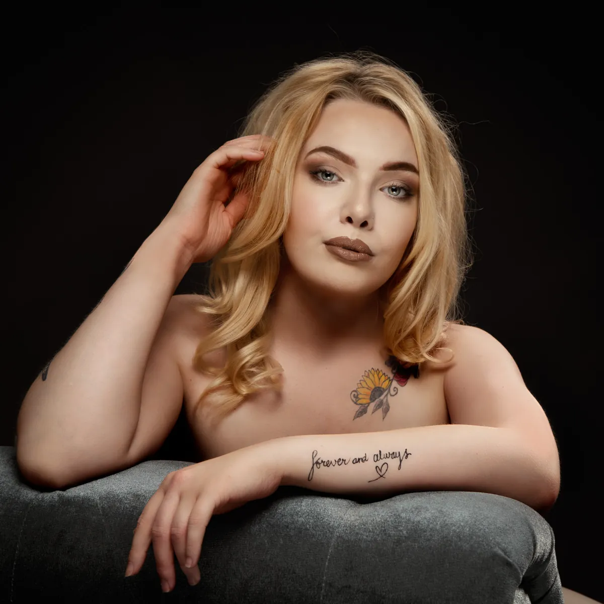 Classic boudoir portrait