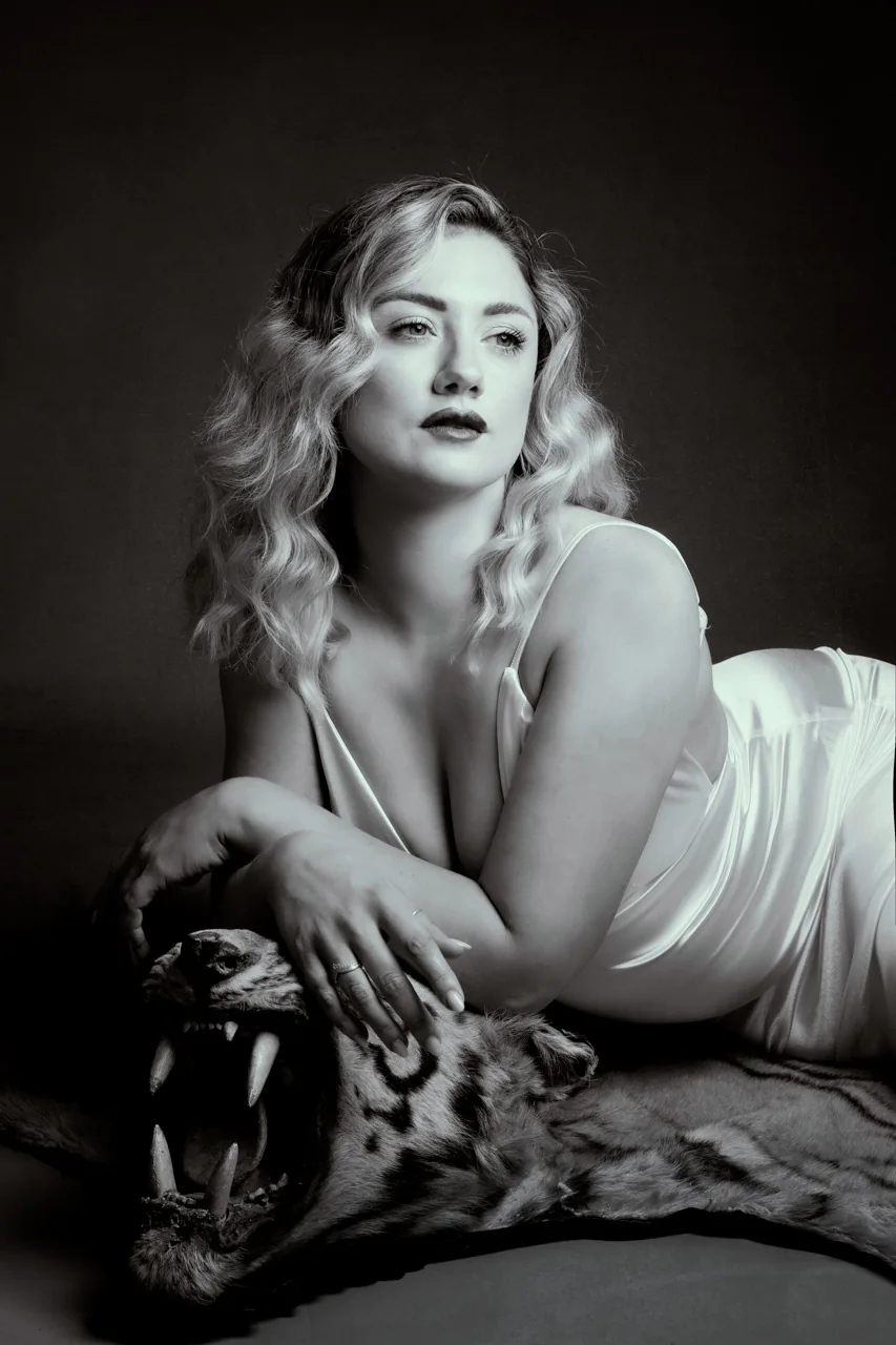 Vintage glamour portrait