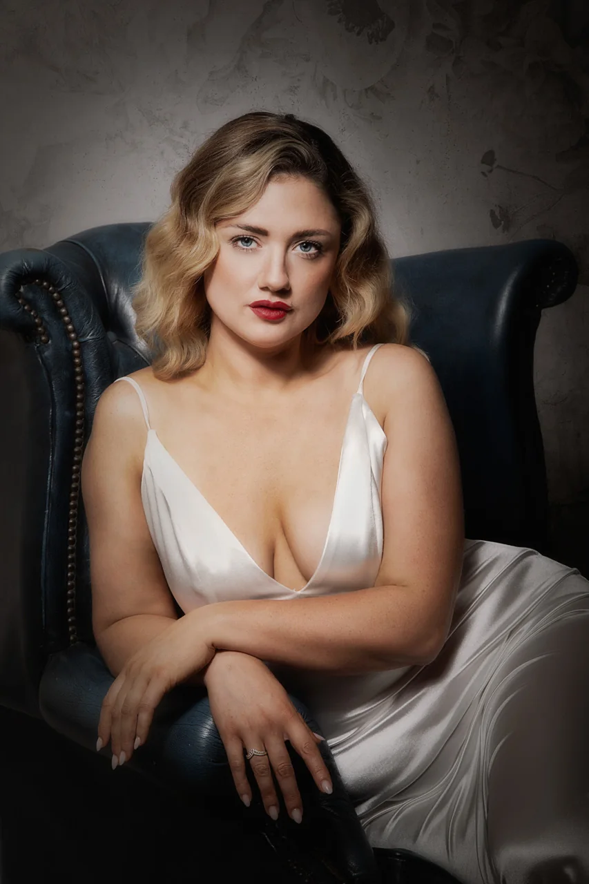 Vintage glamour portrait