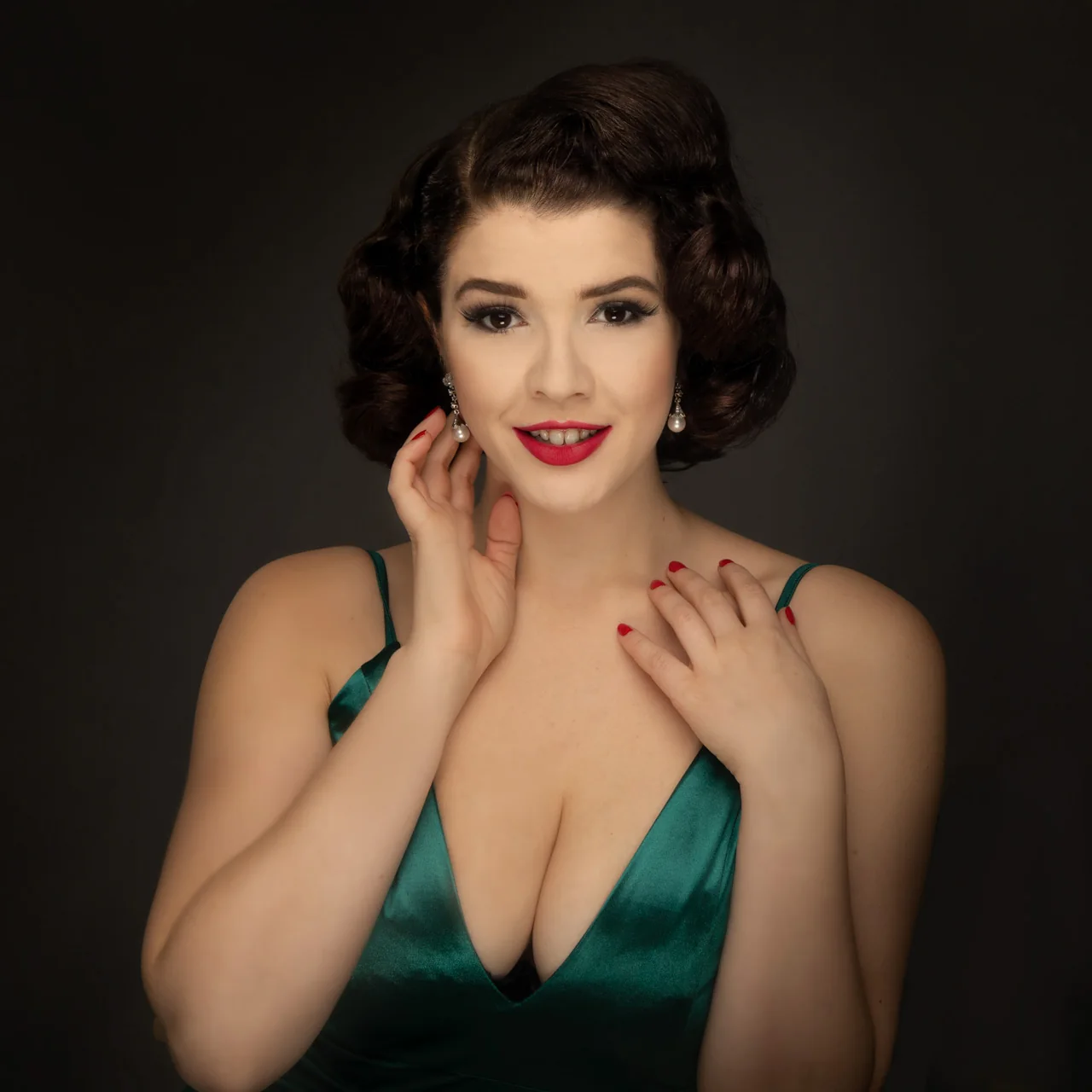 Vintage glamour portrait