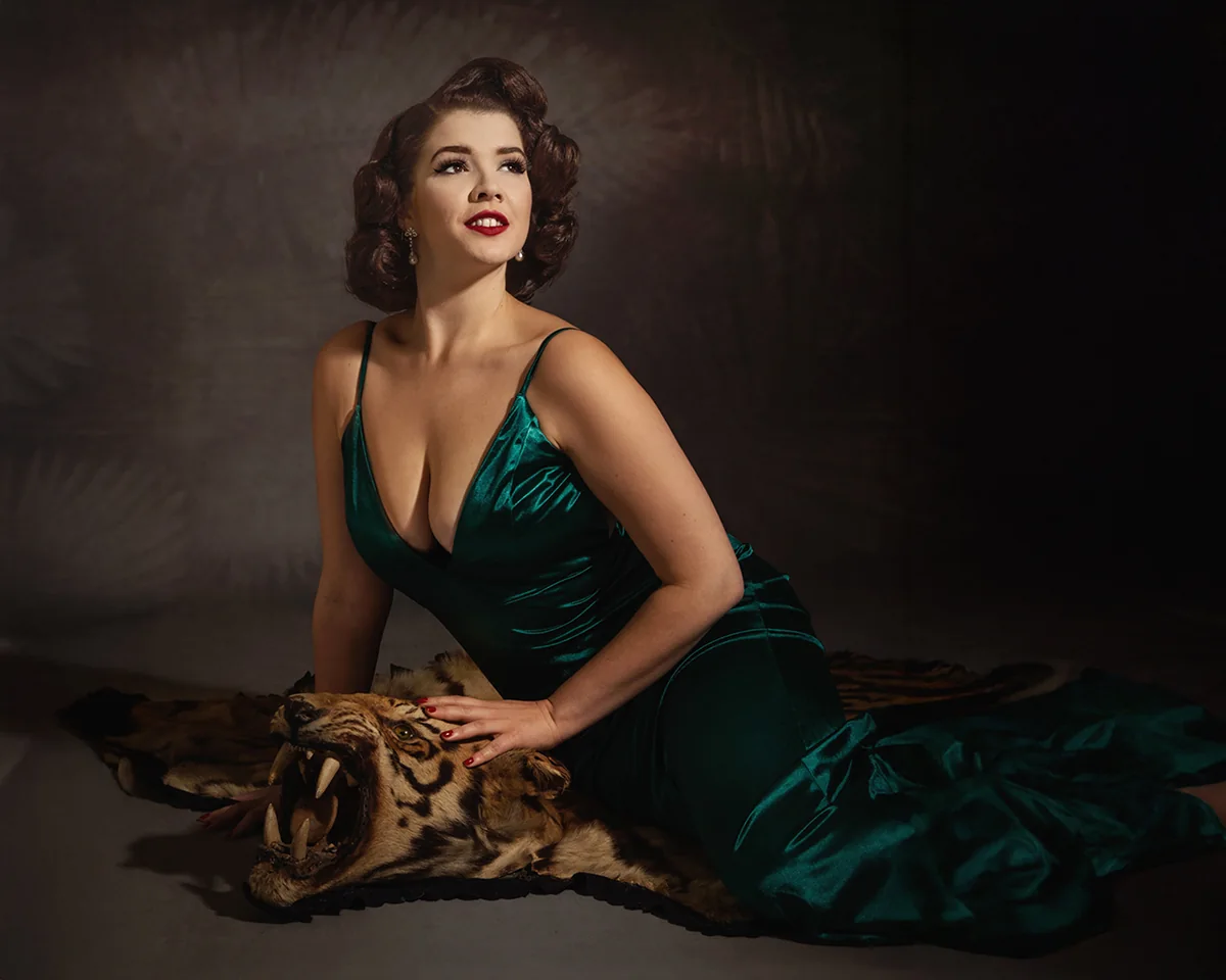 Vintage glamour portrait
