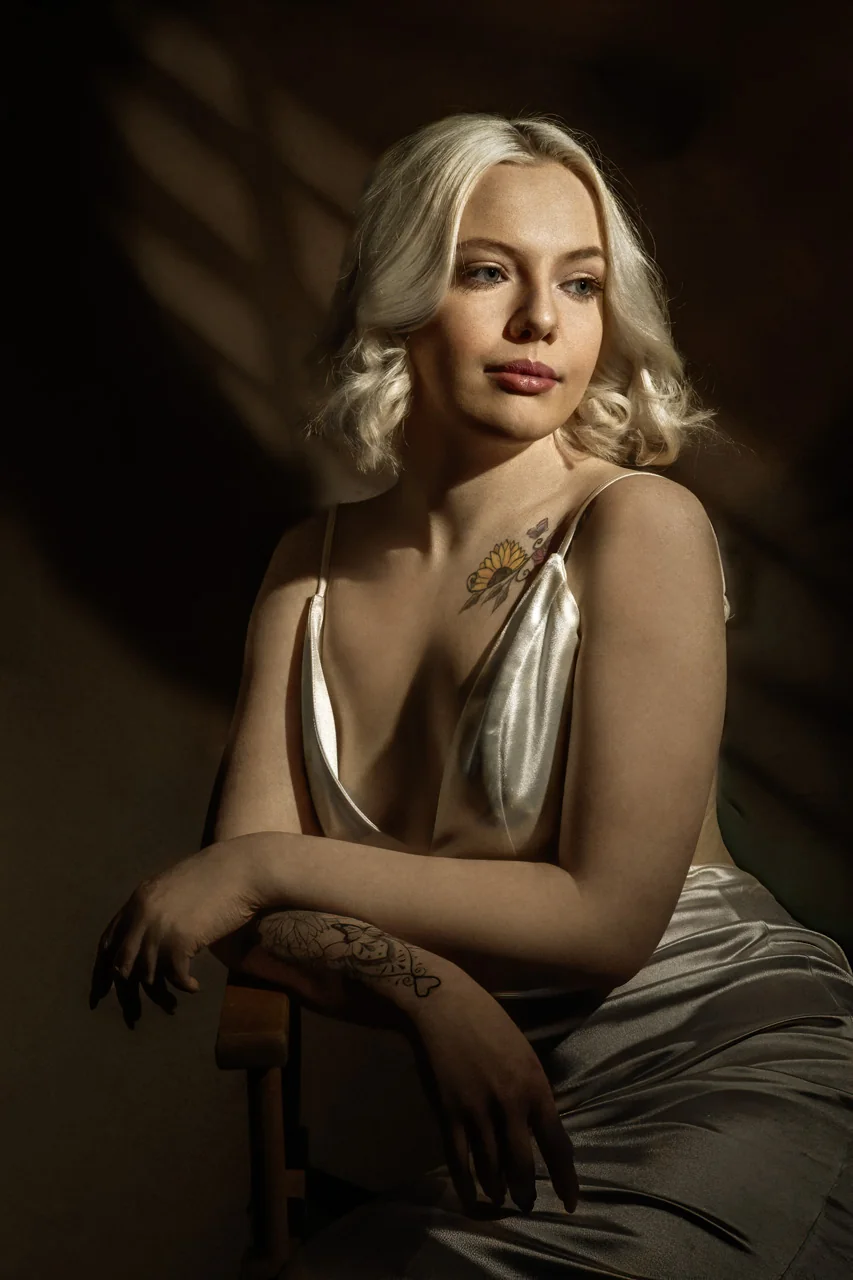 Vintage glamour portrait